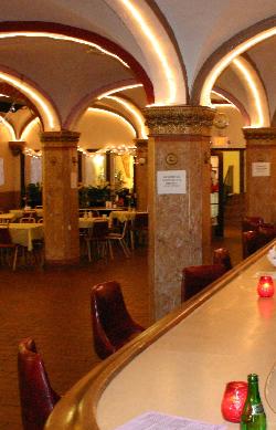 The spacious club lounge features a rathskeller style vaulted ceiling and serves up both Ukrainian and Polish beers regularly. 