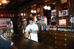 20-Foot mahogany bar from the old Ulster Hotel in Kingston, NY