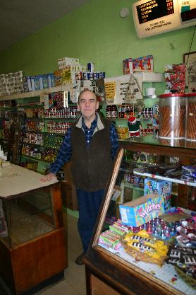 Owner, 69, was born upstairs of the store and has carried on the family tradition started by his parents