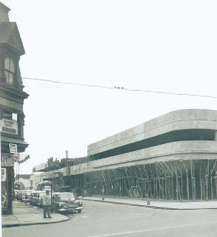 1956 construction photo: Lombard at  Broadway.