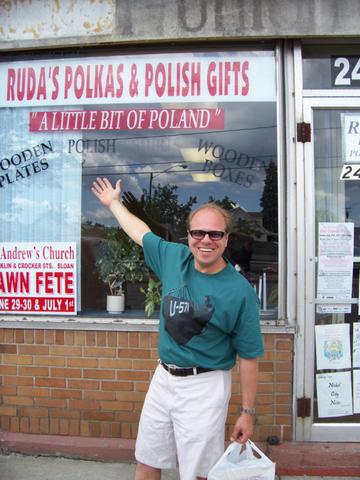 Maxwell Truth buys the last of the stock on the last day of Ruda's Records - June 30, 2007.