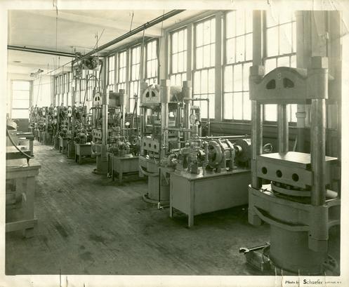 Factory floor of B.F. Oshei, Inc.