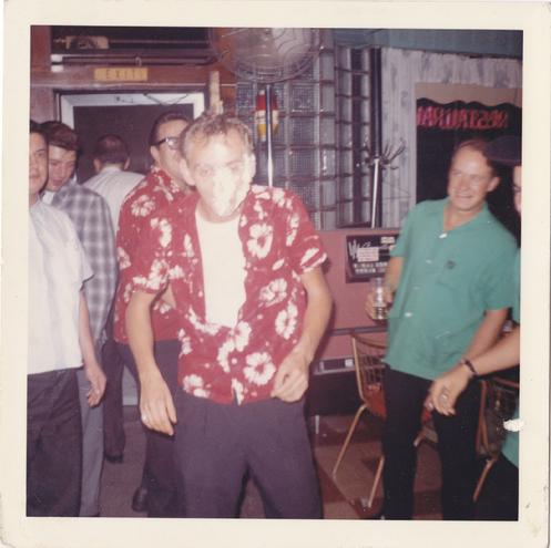 Chet Kowalkowski gets it in the face.