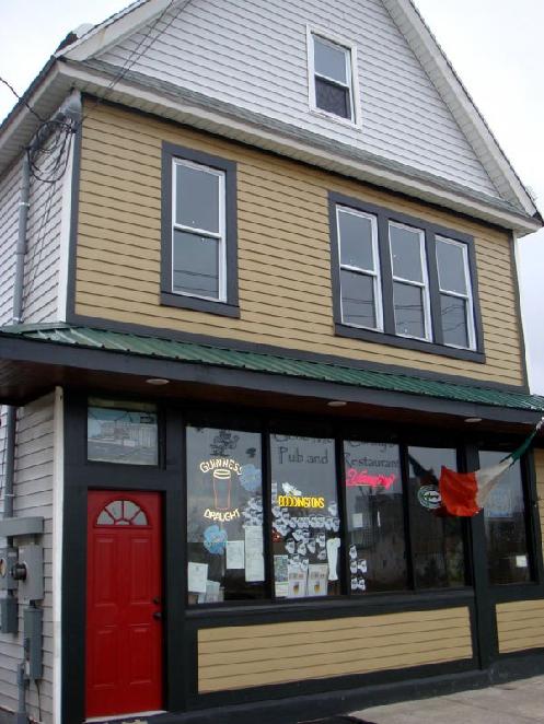 Gene McCarthys located at 73 Hamburg St at Republic St. Although Gene McCarthy has retired and the facade has been updated.... McCarthy's is still the MOTHER of all Irish Pubs in Buffalo!