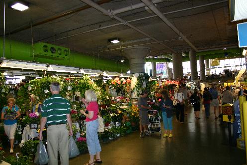 Low ceilings in many of the market areas are similar to the Broadway Market