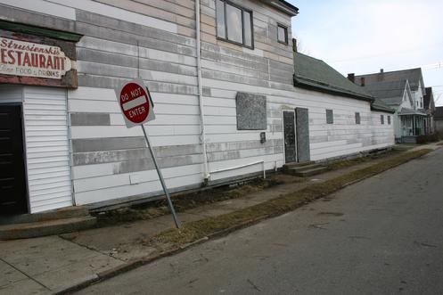 April 2, 2011: Front door complete. Clean-up along Sears Street.