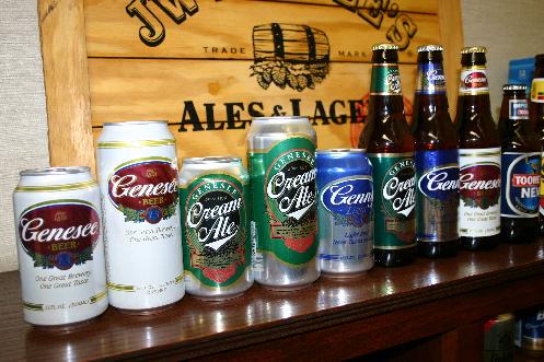 Traditional Brands of the Genesee Brewery: Genesee, Genesee Light, Genny Cream Ale
