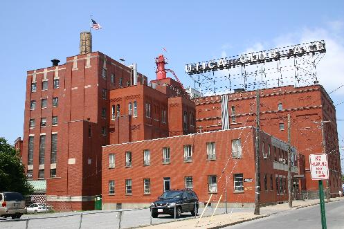 Main brew house building at FX Matts - Utica