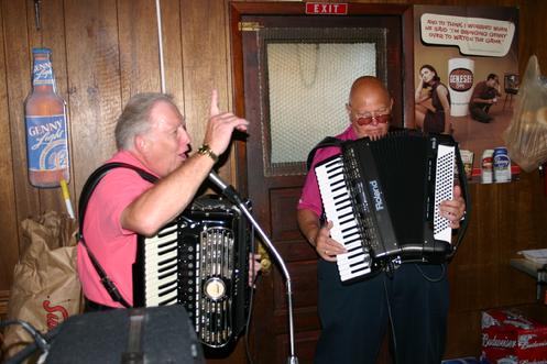 Live polka music during a Forgotten Buffalo Tour at the R&L Lounge