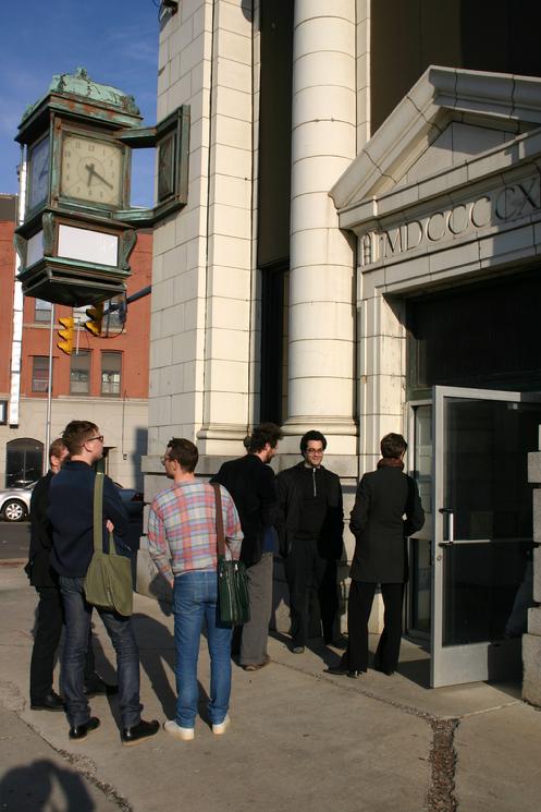 Click image to learn about the Union Stock Yard Bank Building in the Historic Polonia District