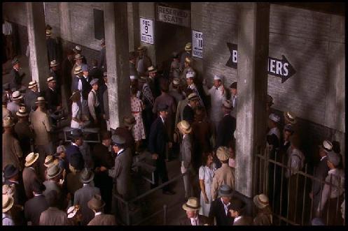 Image from film-New York Knights travel to Chicago to face the Cubs at Wrigley Field, A.K.A Buffalo's All High Stadium (1983)