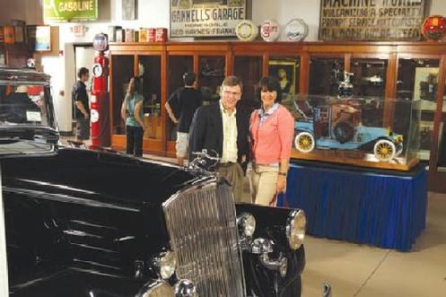 Spolkas antique wood and glass cabinetry survives as part of the displays at the Buffalo Transportation Museum. Founder James Sandoro purchased the stores fixtures after it closed its doors.
