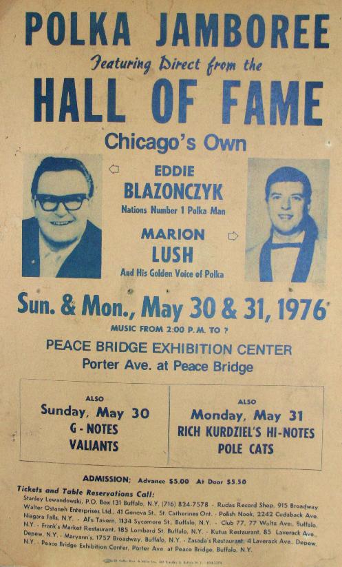 1976, Blazonczyk & Lush, Buffalo