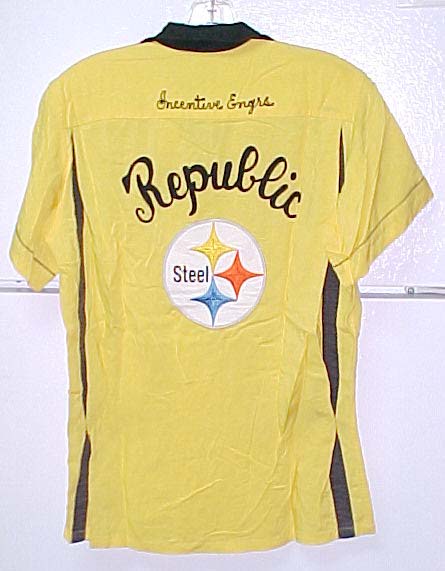 pittsburgh steelers bowling shirt